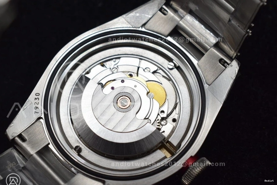 A2824 Best Bezel Red Edition 1:1 ZF SS Heritage Bay Bracelet Black on 0322